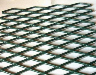 0.3mm-8mm metal Expanded Wire Mesh Net Dengan Mencelupkan bukti korosi Plastik