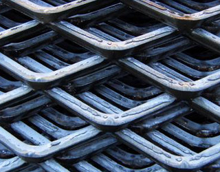 Platform Kerja Expanded Metal Mesh Sheets 2mm-50mm Stamping Weave